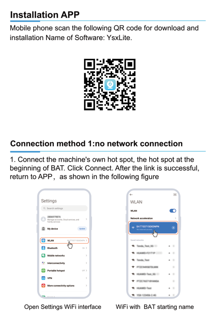 YsxLite English manual 7